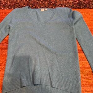 GAP V-neck teal sweater